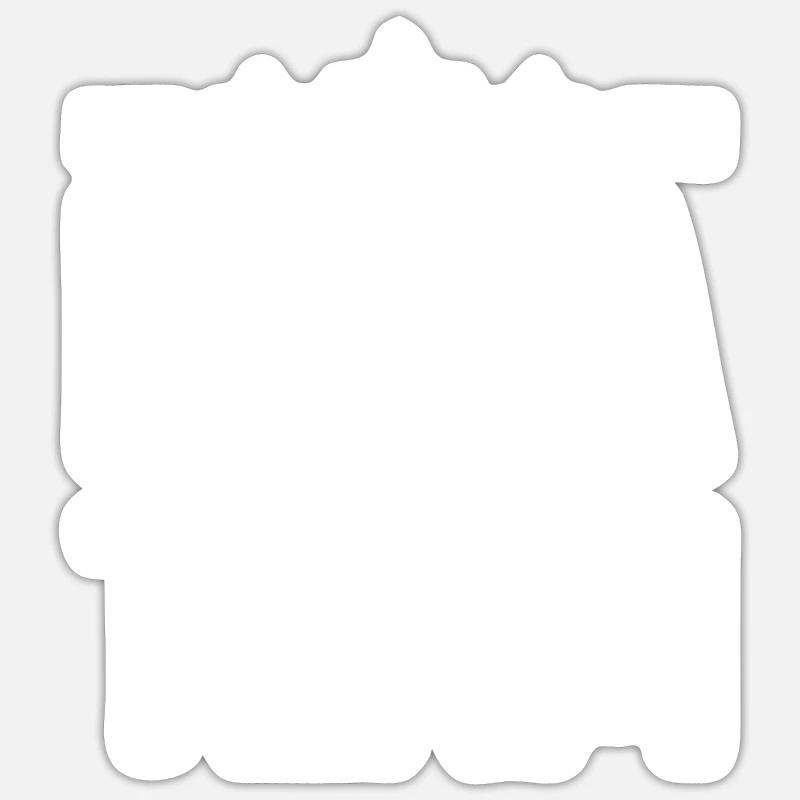 L’équipe MMA - Sticker taille S (10 x 10 cm) - blanc mat