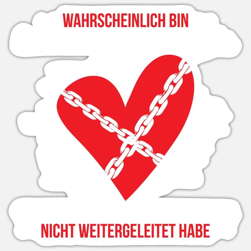 Wahrscheinlich Bin Ich Nur Deshlab Single Sticker Größe S (10 x 10 cm)