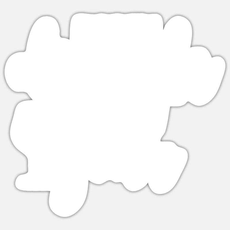Bonne année ivre - Sticker taille S (10 x 10 cm) - blanc mat