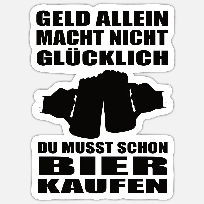 Bier Sticker Größe S (10 x 10 cm)