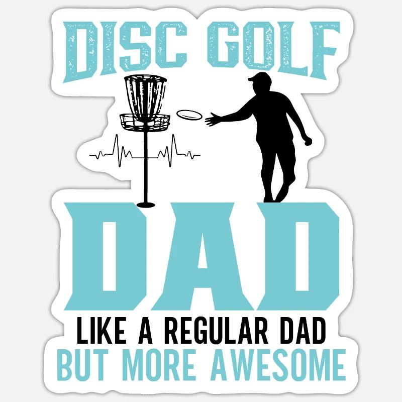 Conception de frisbee Sticker taille S (10 x 10 cm)