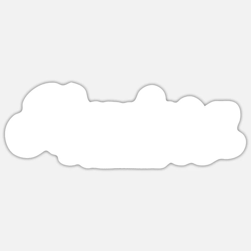Hamburgerin Hamburger Hambourg - Sticker taille S (10 x 10 cm) - blanc mat