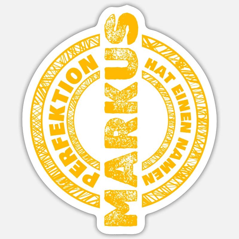 Perfektion Markus Sticker Größe S (10 x 10 cm)