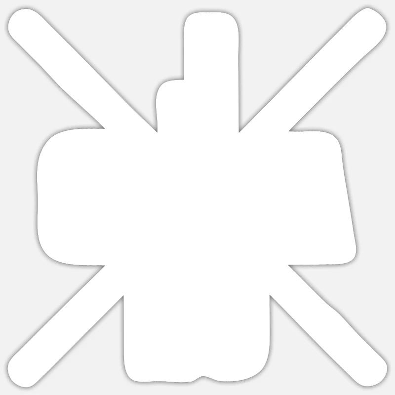 Sticker Größe S (10 x 10 cm) - 