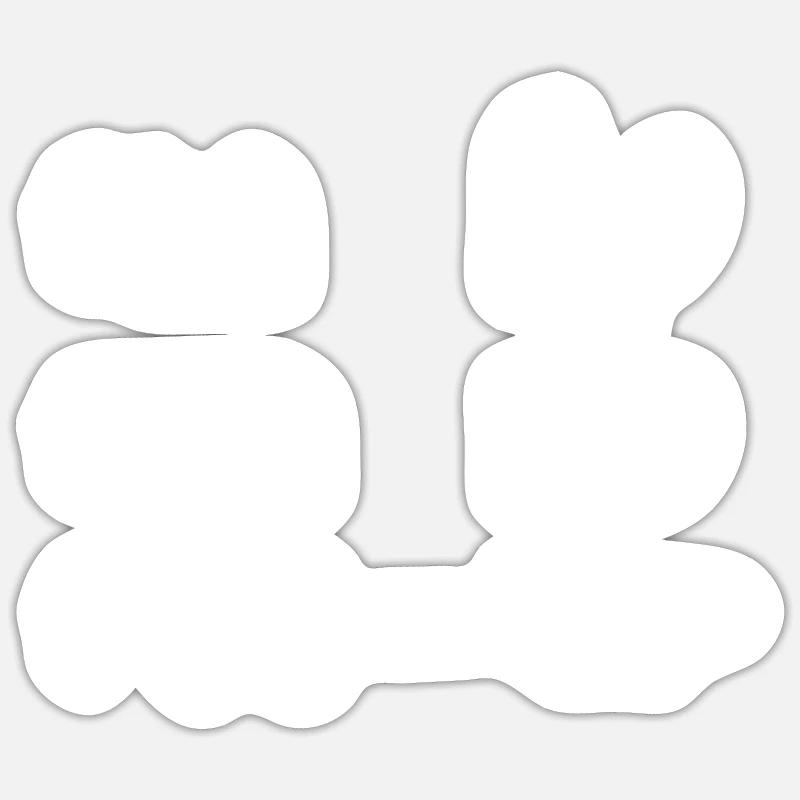 Fonction dérivée Œuf de poule Oeuf au plat Maths Sticker taille S (10 x 10 cm)