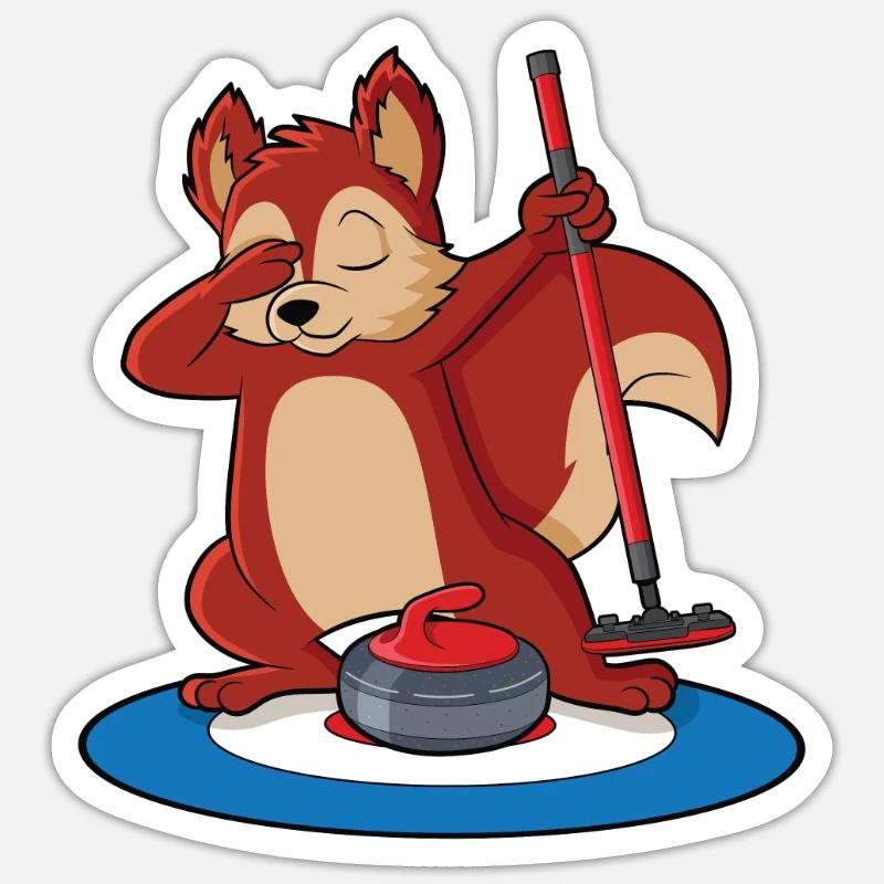 Locken - Sticker Größe S (10 x 10 cm) - Mattweiß