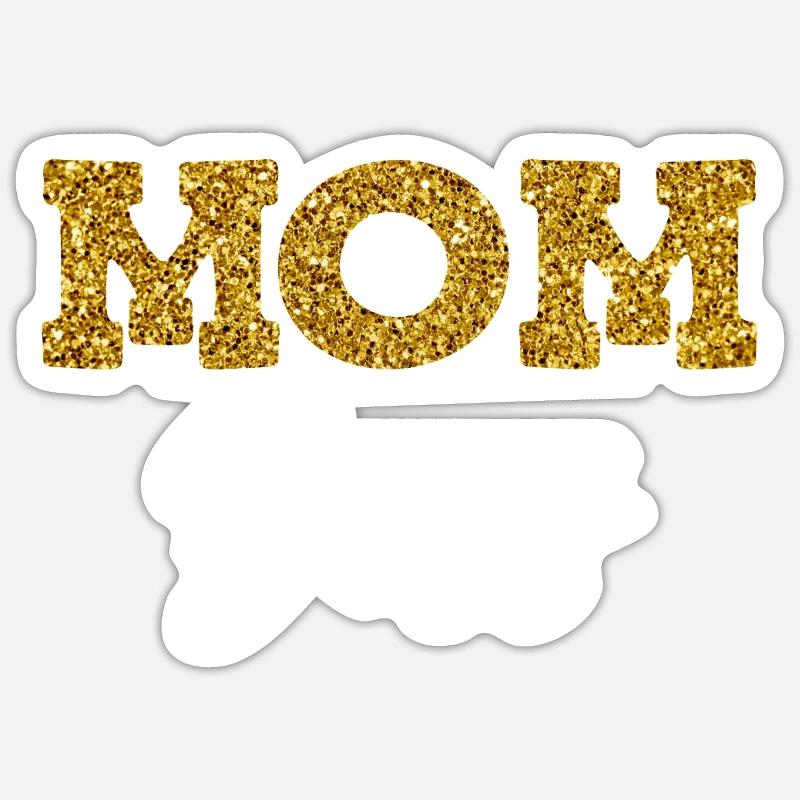 Mama Boss Muttertag starke Mama coole Mutter Sticker Größe S (10 x 10 cm)