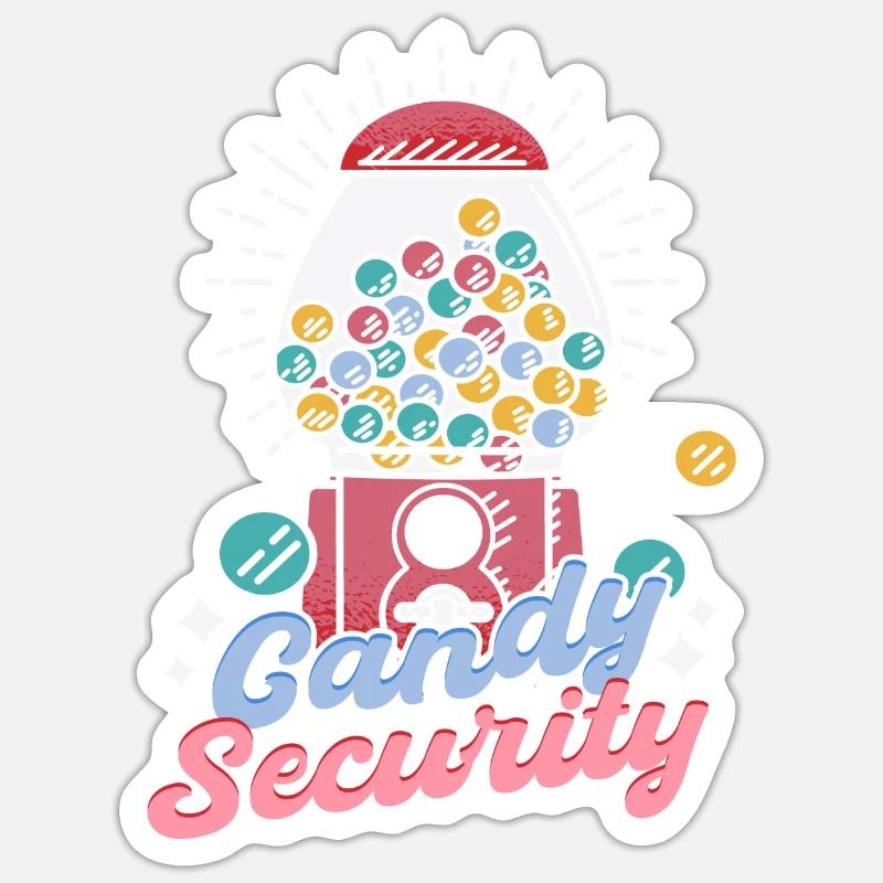 Candy Security Sweets Sticker size S (10 x 10 cm)