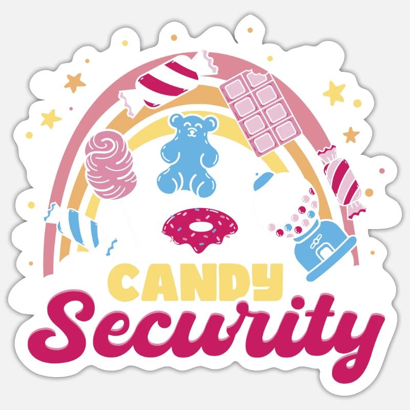 Candy Security Sticker size S (10 x 10 cm)