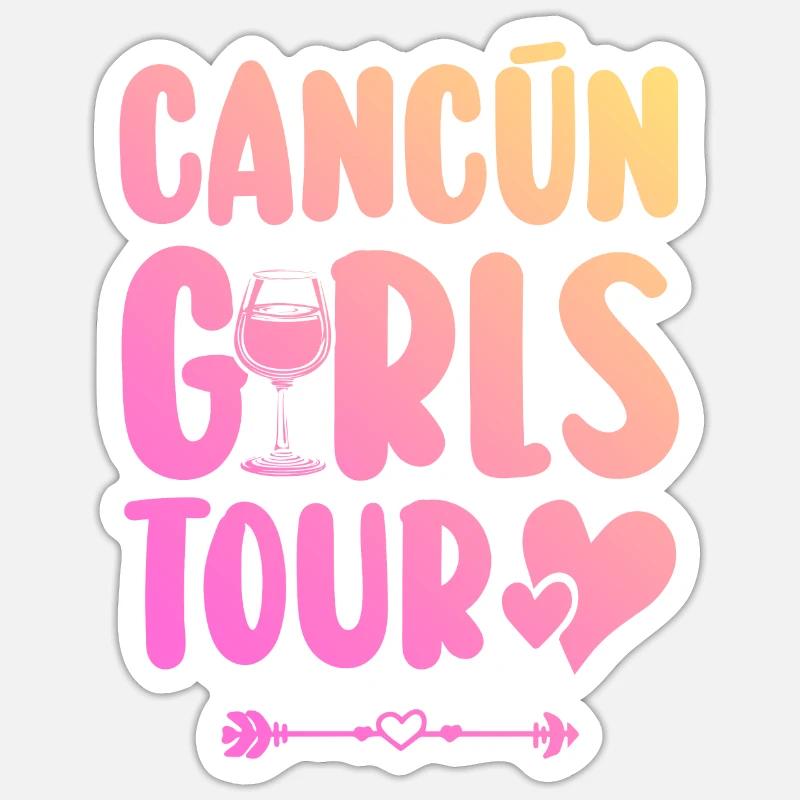 Cancun Party Team Sticker size S (10 x 10 cm)