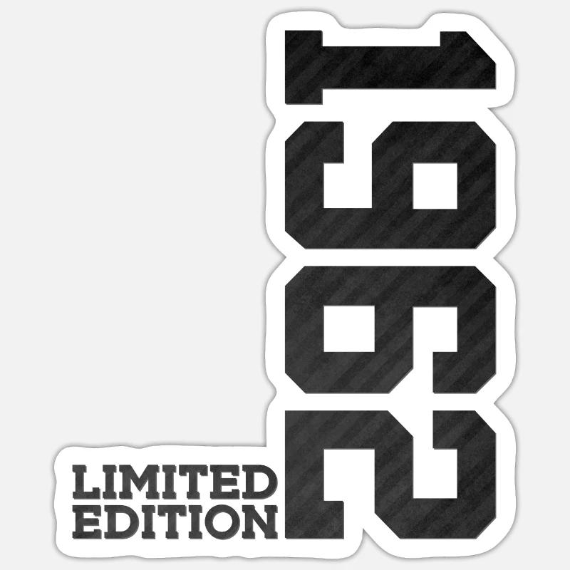 64E ANNIVERSAIRE ÉDITION LIMITÉE 1962 - Sticker taille S (10 x 10 cm) - blanc mat