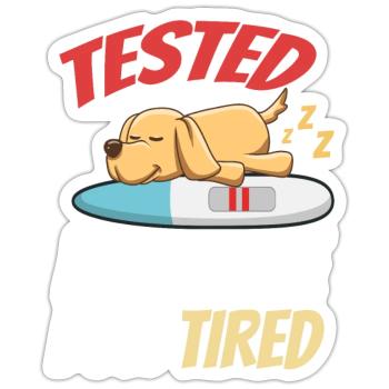 Sleeping Sweet Gift - Sticker size S (10 x 10 cm) - white matte - Front