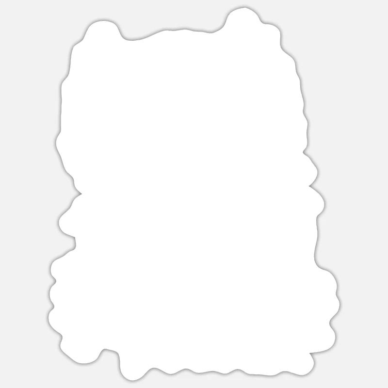 Große Augen Wald Eule auf einem Ast Sticker Größe S (10 x 10 cm)