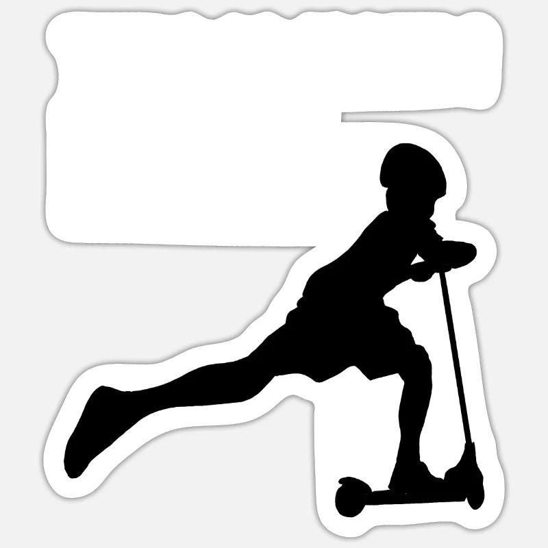 Scootering C’est comme ça que je roule Sticker taille S (10 x 10 cm)