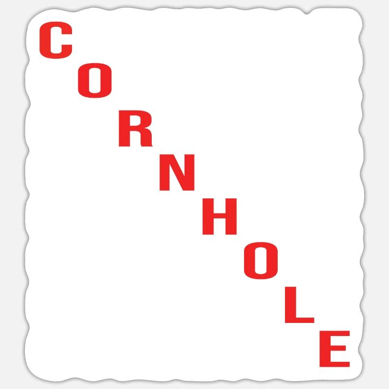 Cornhole Sticker Größe S (10 x 10 cm)