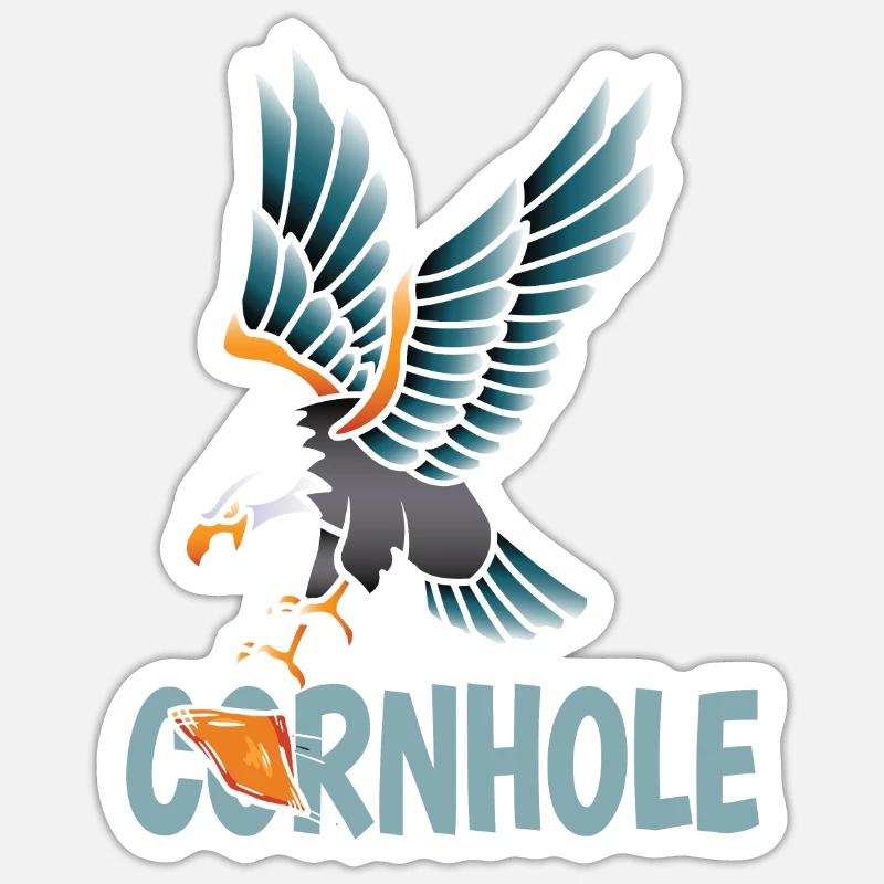 Cornhole Sticker Größe S (10 x 10 cm)