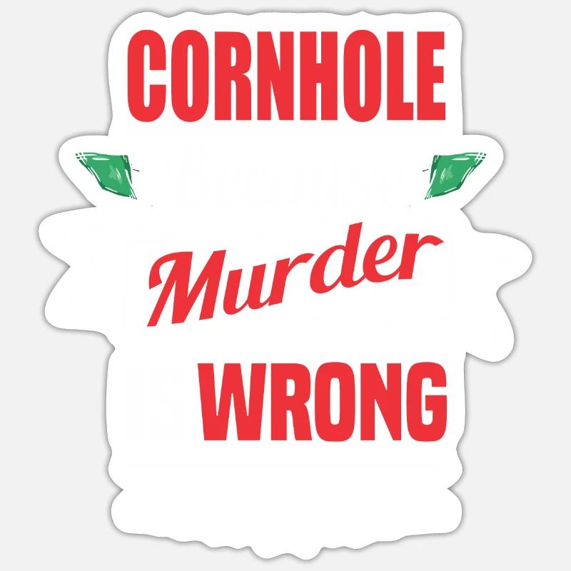 Cornhole Sticker Größe S (10 x 10 cm)