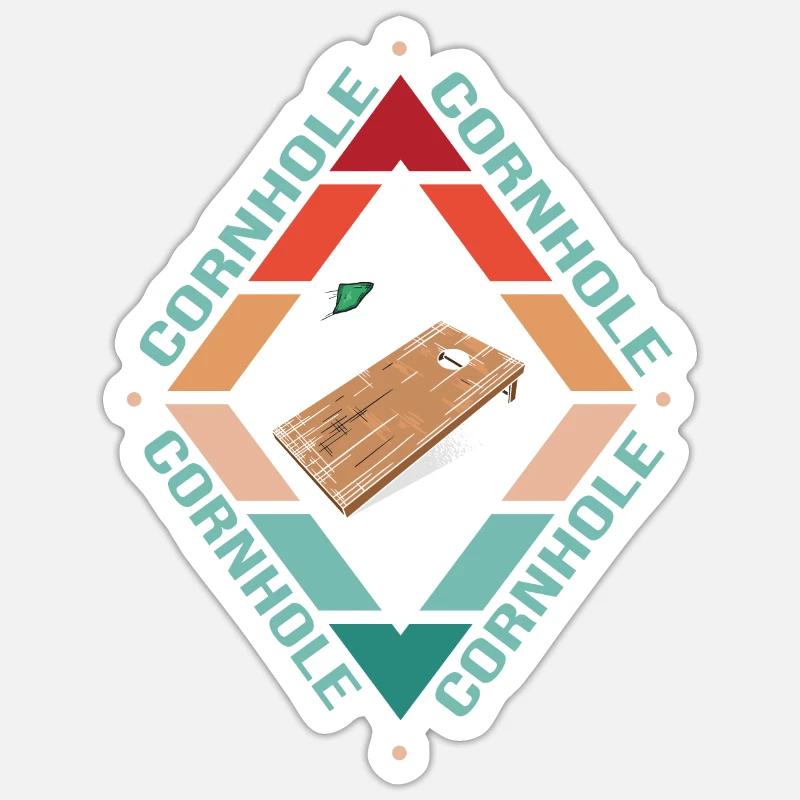 Cornhole Sticker Größe S (10 x 10 cm)