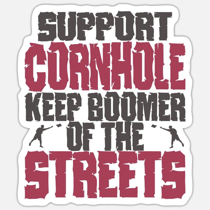 Cornhole Sticker Größe S (10 x 10 cm)