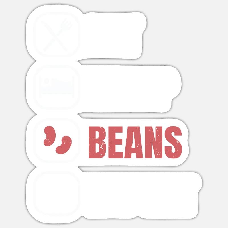 Haricots Sticker taille S (10 x 10 cm)