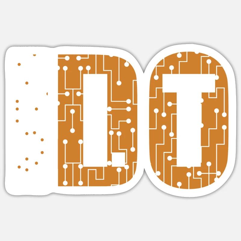 I Do It IT Operations Computer Scientist Admin - Sticker size S (10 x 10 cm) - white matte