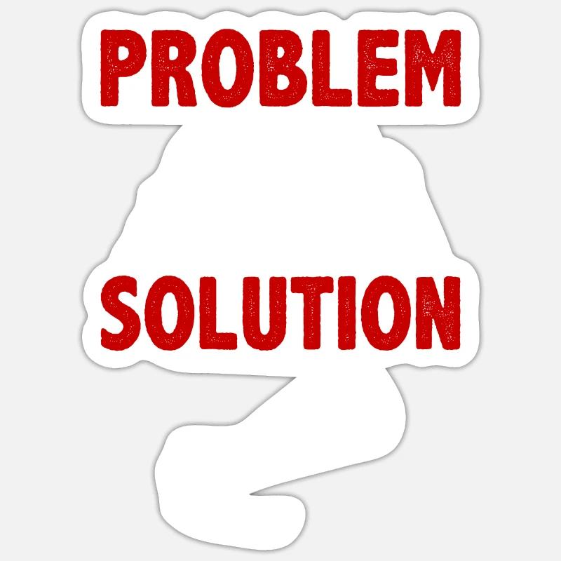 Kitesurf Kitesurf Solution de problème extrême Sticker taille S (10 x 10 cm)