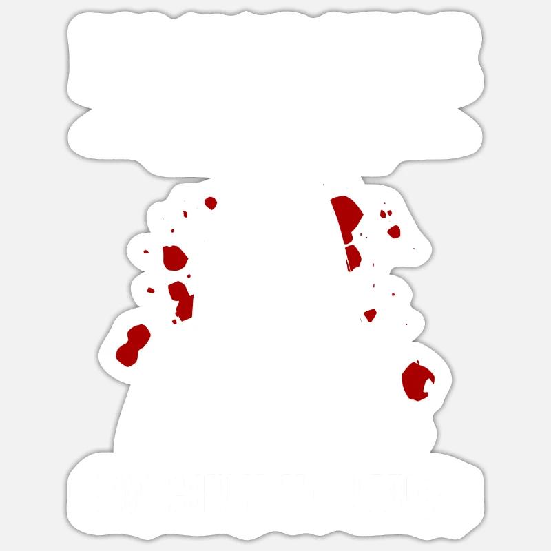 Mall Goth Gothic Grufti Saying Emo Sticker size S (10 x 10 cm)