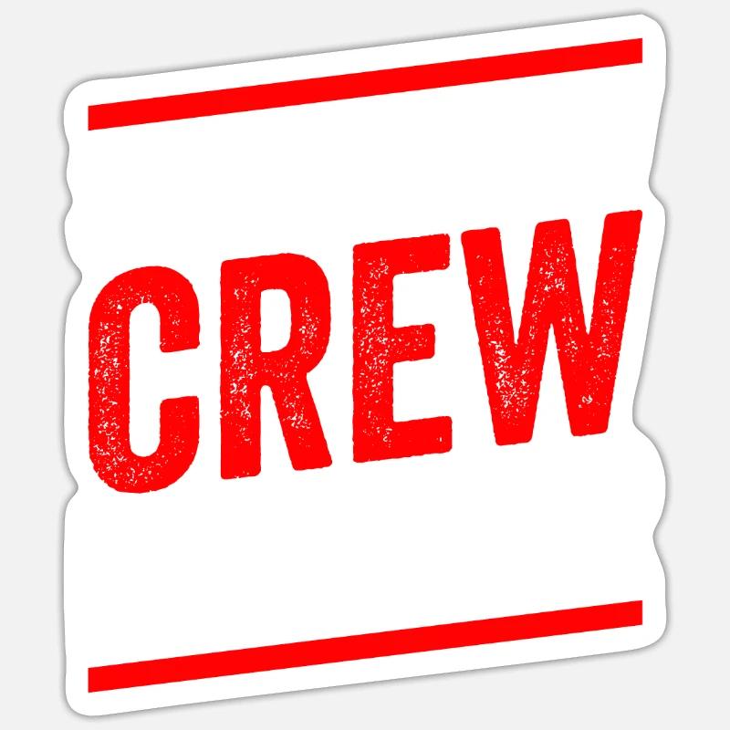 Shitshow-crew-mitglied Experte - Sticker Größe S (10 x 10 cm) - Mattweiß