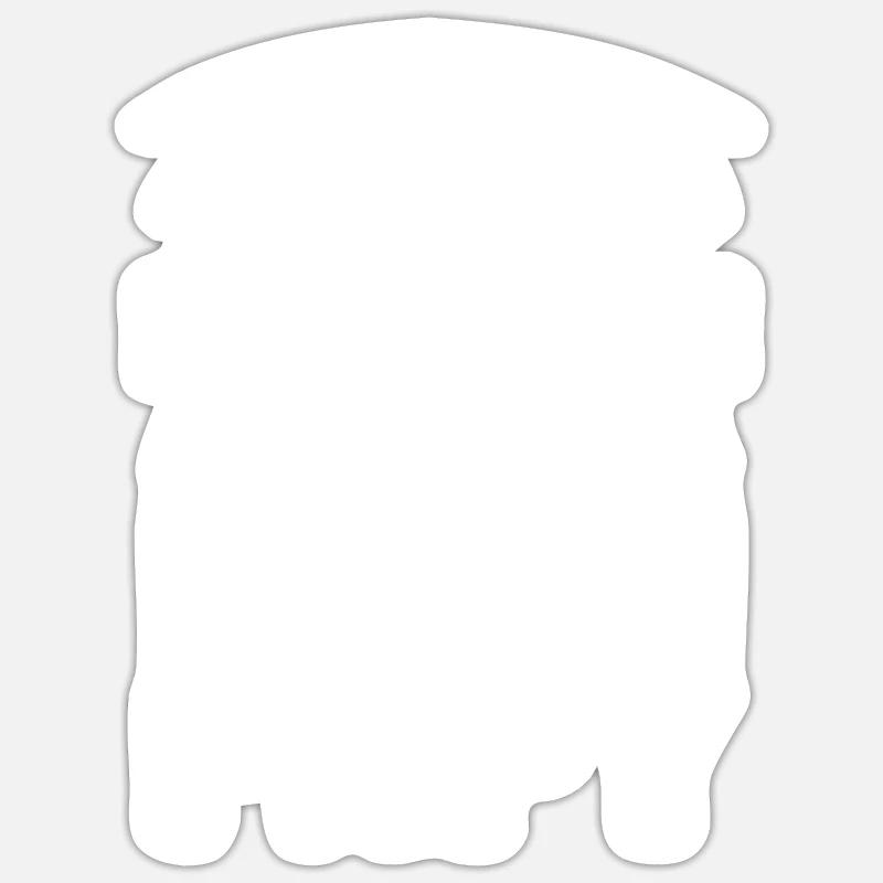 Humour papy - Les plus importants m'appellent papy - Sticker taille S (10 x 10 cm) - blanc mat