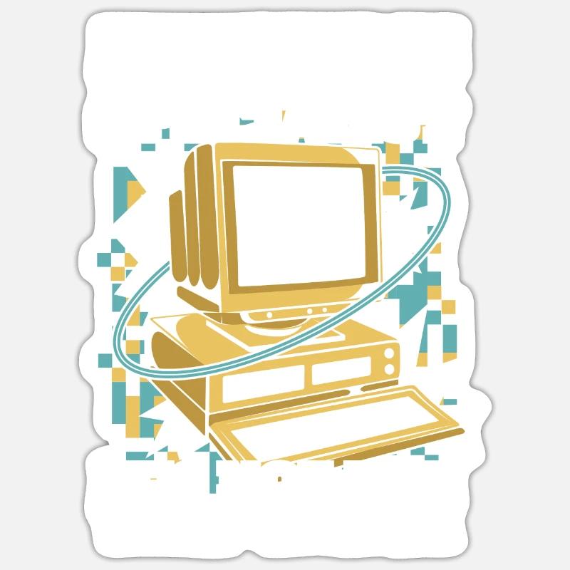 It's Not For The Weak Computer Scientist Admin Sticker size S (10 x 10 cm)