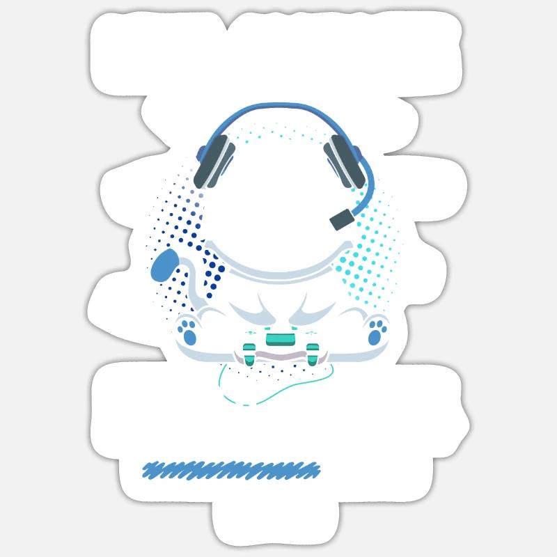 Level Complete PAPA 2023 Loading Gaming Cat Sticker Größe S (10 x 10 cm)