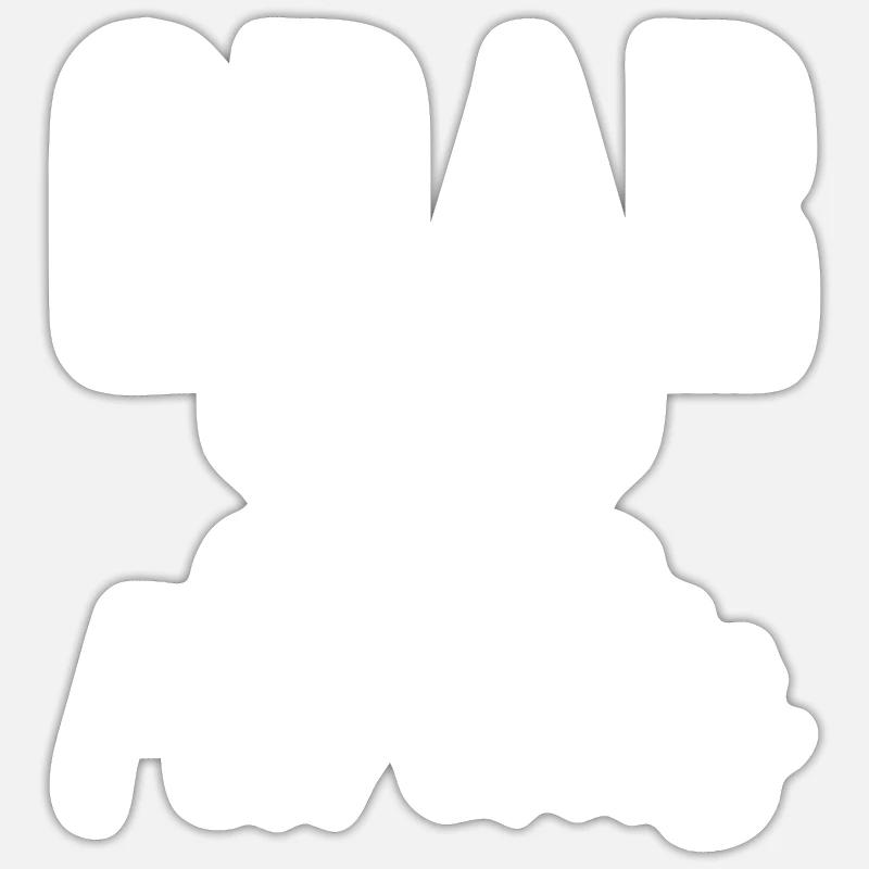 Sticker Größe S (10 x 10 cm) - 