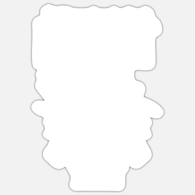 Boot Opa Großvater Geschenk - Sticker Größe S (10 x 10 cm) - Mattweiß