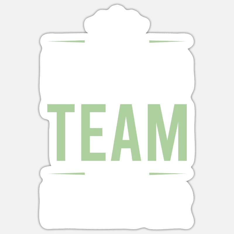 Équipe de course Sticker taille S (10 x 10 cm)