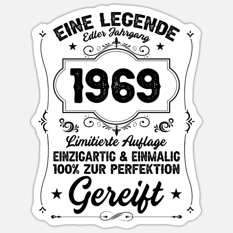 1969 Sticker Größe S (10 x 10 cm)