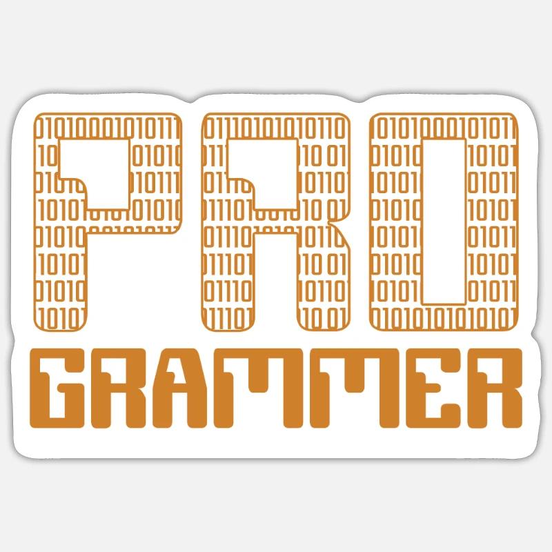 Programmer Developer Softwareentwickler Coder Sticker Größe S (10 x 10 cm)