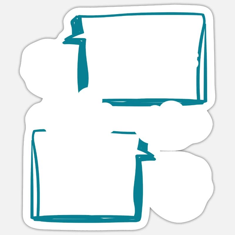 Papa quels sont les clouds faits de Developer Coder Sticker taille S (10 x 10 cm)