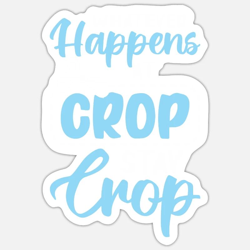 Basteln - Sticker Größe S (10 x 10 cm) - Mattweiß