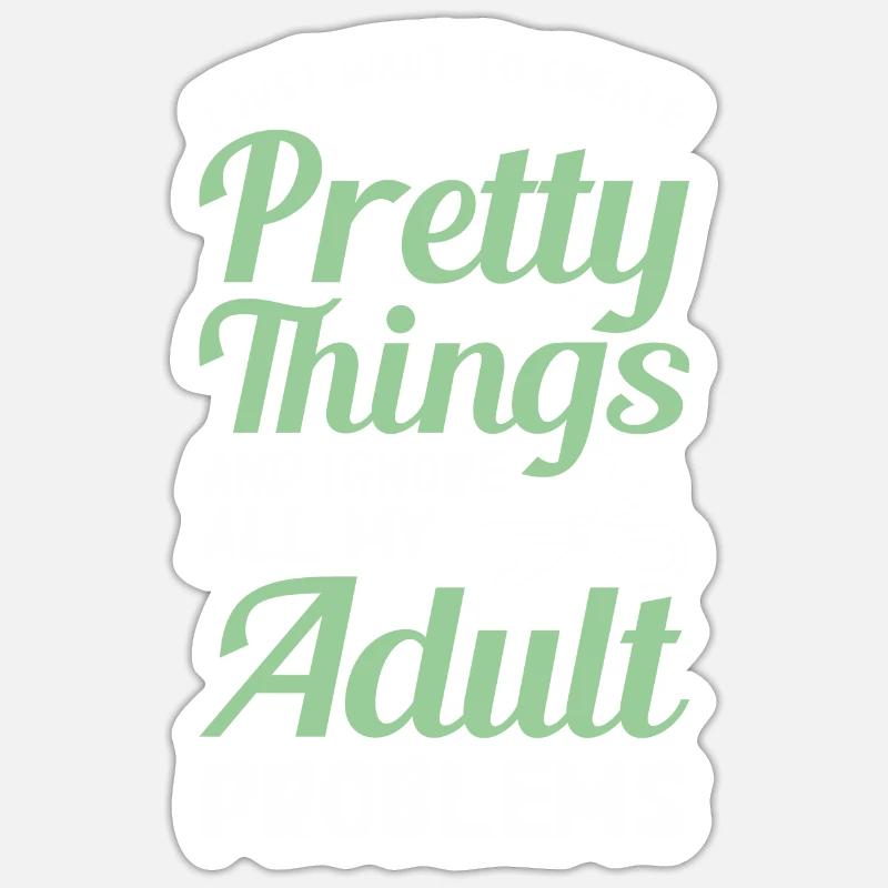 Faire de l’artisanat - Sticker taille S (10 x 10 cm) - blanc mat