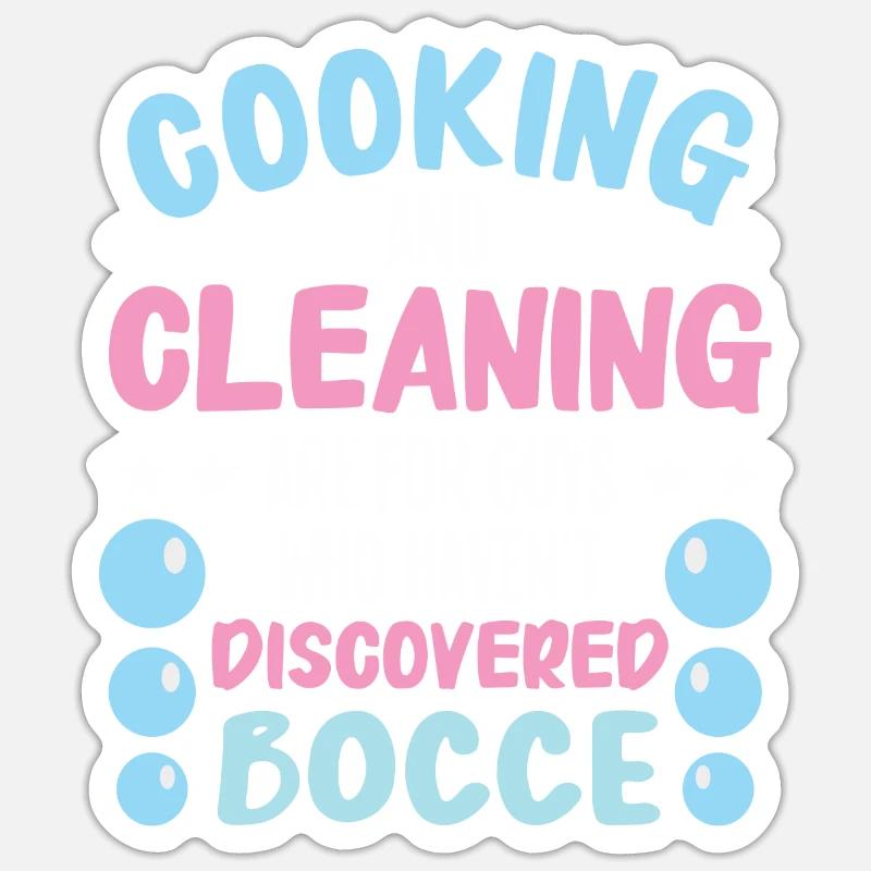Bocce Sticker Größe S (10 x 10 cm)