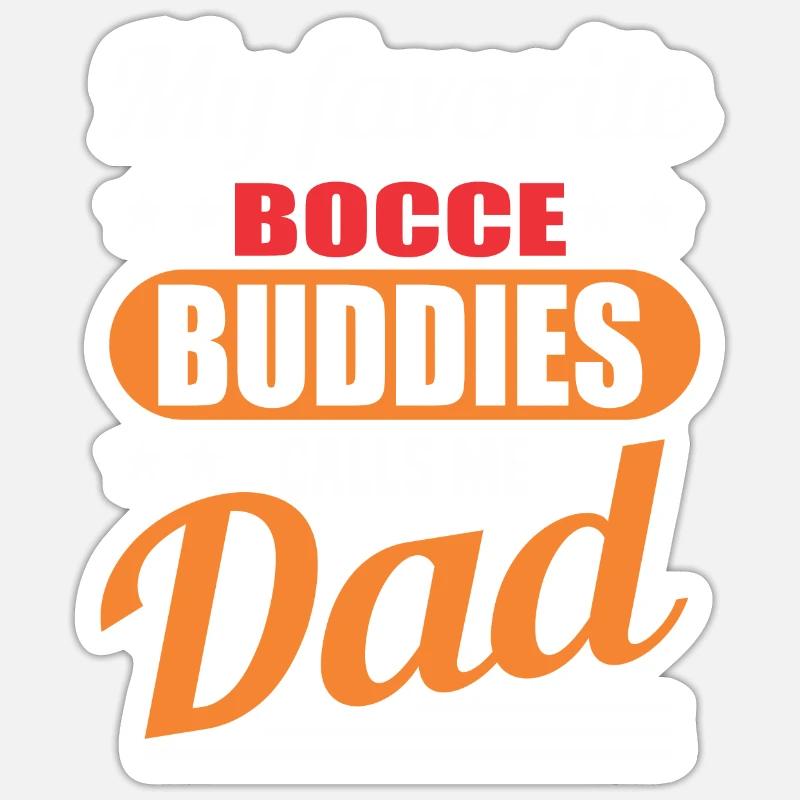 Bocce Sticker Größe S (10 x 10 cm)