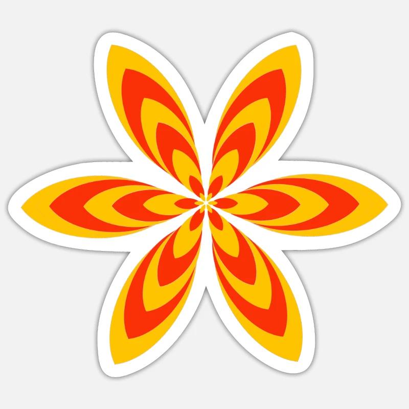 Graphic - graphic pattern - geometric pattern Sticker size S (10 x 10 cm)