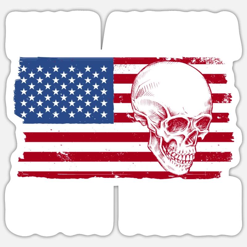 Make America Gothic Again - Gothic Sticker taille S (10 x 10 cm)