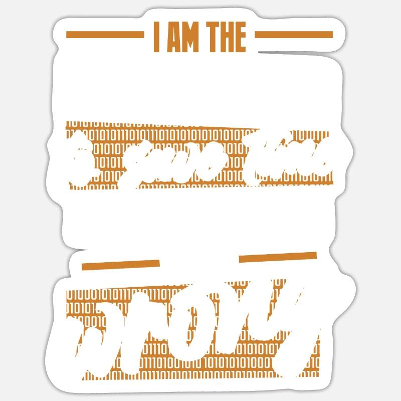 Programmeur Supposons que je ne me trompe jamais de codeur Sticker taille S (10 x 10 cm)