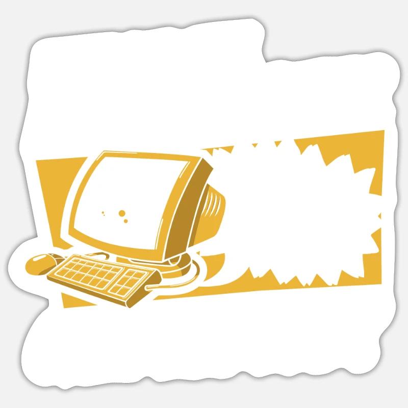 Pourquoi Programmer a-t-il quitté Job Developer Coder Sticker taille S (10 x 10 cm)