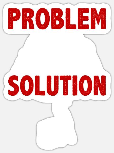 Metal Working Metal Fabrication Problem Solution - Sticker Größe S (10 x 10 cm) - Mattweiß