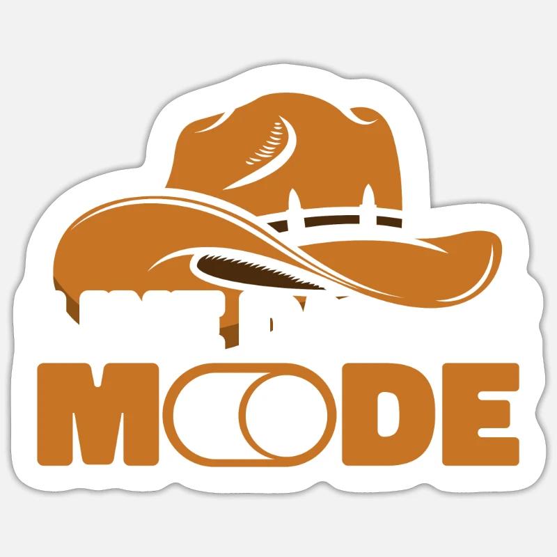 Mode de danse en ligne activé Sticker taille S (10 x 10 cm)