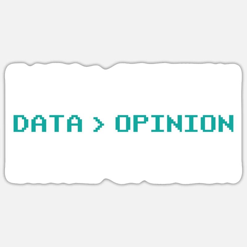 Codeur de données > d’opinion Programmeurs de codage de code Sticker taille S (10 x 10 cm)