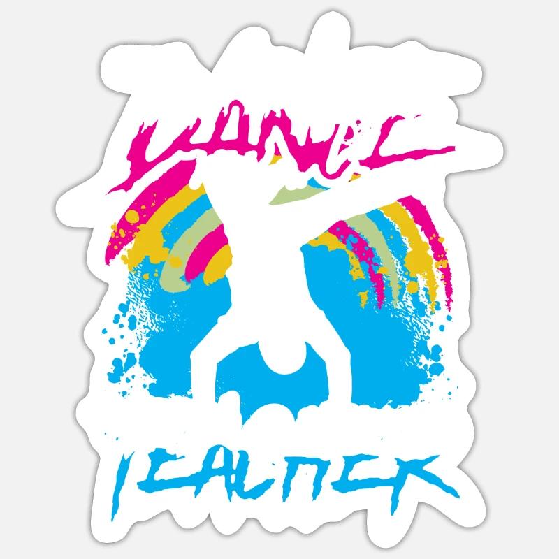 Professeur de danse Professeur de danse École de danse Cours de danse - Sticker taille S (10 x 10 cm) - blanc mat