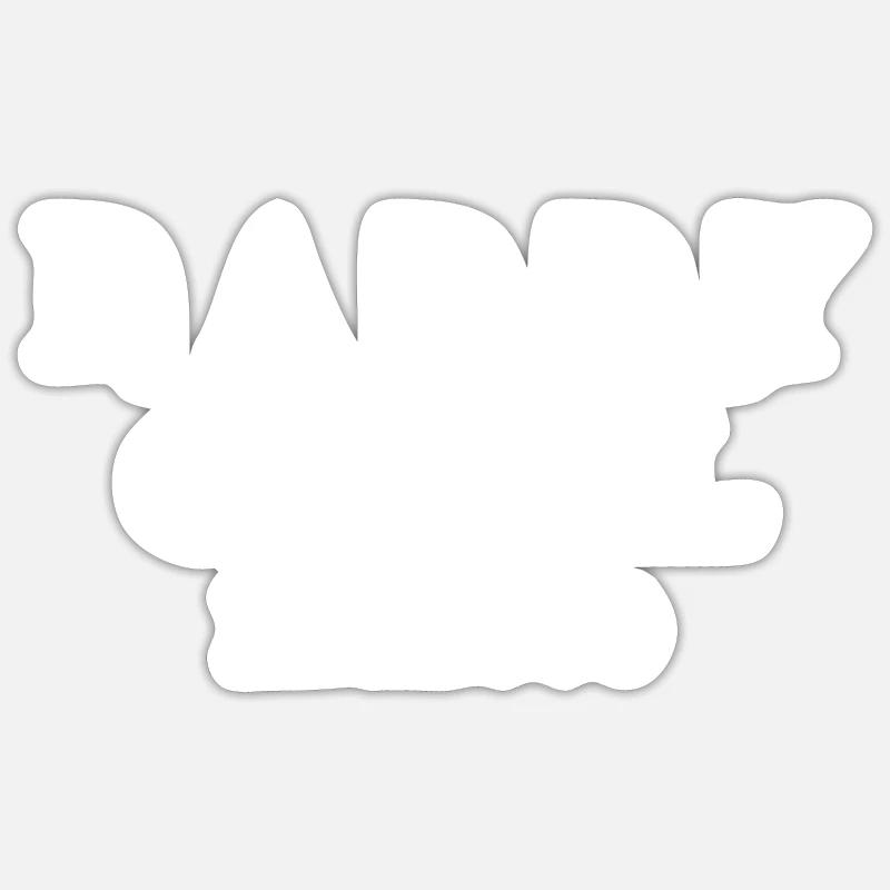 Daddy Cool est 2000 Sticker taille S (10 x 10 cm)